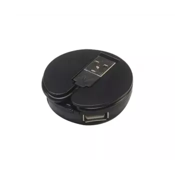 USB centrmezgls Akasa Connect4C 4-IN-1 melns