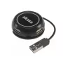 USB centrmezgls Akasa Connect4C 4-IN-1 melns
