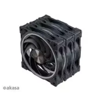Aksiālā korpusa ventilatora komplekts Akasa SOHO AR LED 12 cm RGB, 3 gabali