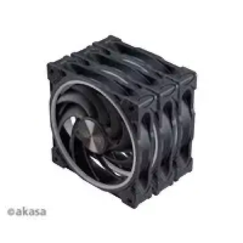 Aksiālā korpusa ventilatora komplekts Akasa SOHO AR LED 12 cm RGB, 3 gabali