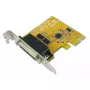 Iekšējā RS-232 saskarnes karte Sunix SER6437AL — PCIe, 115,2 Kbit/s, 128B FIFO, 65×68 mm