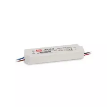 Lighting accessory MEAN WELL LPH-18-12 by Synergy21 — 12V, AC 180–264V, 47–63Hz, 175 g, 30×22 mm, balta