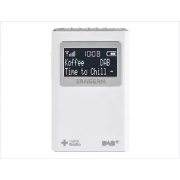 Pārnēsājamais radio Sangean DPR-39 DAB+ FM LCD balts