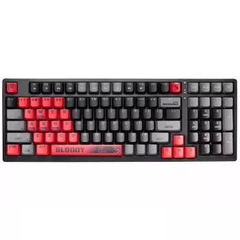 Spēļu pele A4Tech Bloody S98 USB ar Red Plus slēdžiem, vadu optiskā