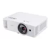 Acer īsa fokusa projektors S1387n, WXGA 1280x800, 4000 ANSI, 20 000:1, HDMI/VGA/RJ45, 16 W skaļrunis, 3,1 kg