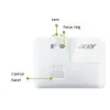 Acer īsa fokusa projektors S1387n, WXGA 1280x800, 4000 ANSI, 20 000:1, HDMI/VGA/RJ45, 16 W skaļrunis, 3,1 kg