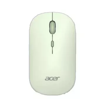Acer AMR130 pele, piemērota abām rokām, RF bezvadu + Bluetooth 1600 DPI, zaļa