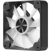 Korpusa ventilators APNX FP1-R 120 mm, melns, apgriezta gaisa plūsma, 3 gab. iepakojumā