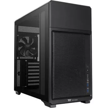 Datora korpuss THERMALTAKE TR300 TG ar rūdīta stikla sānu paneli, Mid-Tower ATX