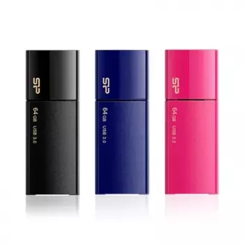 USB zibatmiņa Silicon Power 64GB USB Type-A 3.2 Gen 1 Blaze B05 rozā
