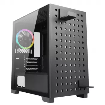 PC Case Azza Elise Tower Melns, Tower, Melns