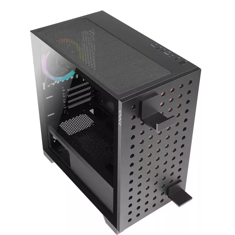 PC Case Azza Elise Tower Melns, Tower, Melns