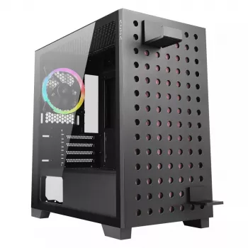PC Case Azza Elise Tower Melns, Tower, Melns