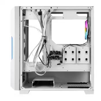 PC korpuss Azza Guardian Glass Midi Tower balts