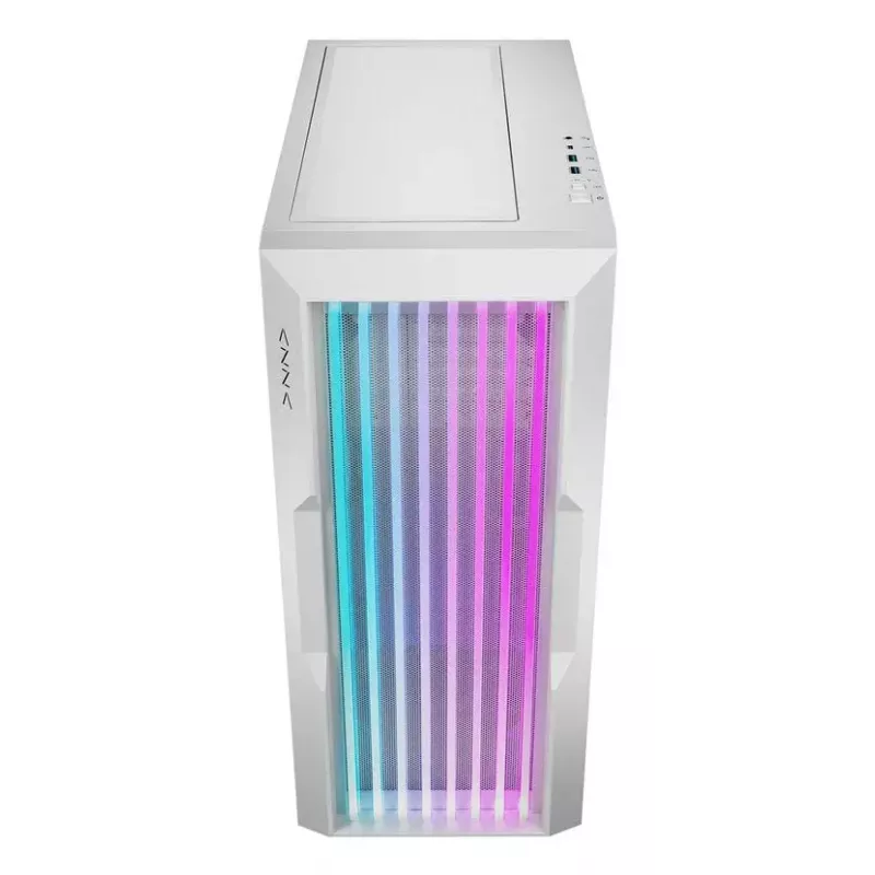 PC korpuss Azza Guardian Glass Midi Tower balts