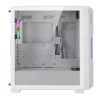 PC korpuss Azza Guardian Glass Midi Tower balts