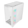 PC Midi Tower AZZA Cove (CSAZ-570W) — Melns, ATX/Micro-ITX/ITX, 3x120 mm sānu ventilatori, 1x120 mm aizmugurējais ventilators, atbalsta 2,5 collu un 3,5 collu diskus