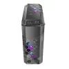 PC Case AZZA STORM ARGB Full Tower — Melns, ATX/Micro-ATX/EATX support, 2x 3.5 inch + 6x 2.5 inch bays, ARGB fans preinstalled