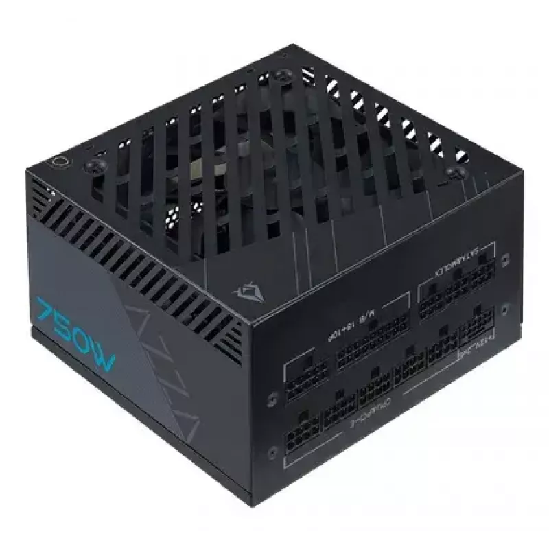 Azza PSAZ-750G barošanas bloks 750 W 20+4 pin ATX ATX Melns