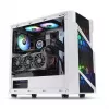 PC korpuss Thermaltake Commander C31 TG Snow ARGB Edition Midi Tower melns, balts