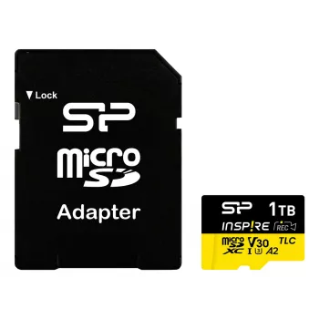 MicroSDXC atmiņas karte Silicon Power SP001TBSTXLA2V1NSP 1 TB UHS-I U3 V30 3D TLC Class 10 170/160 MB/s