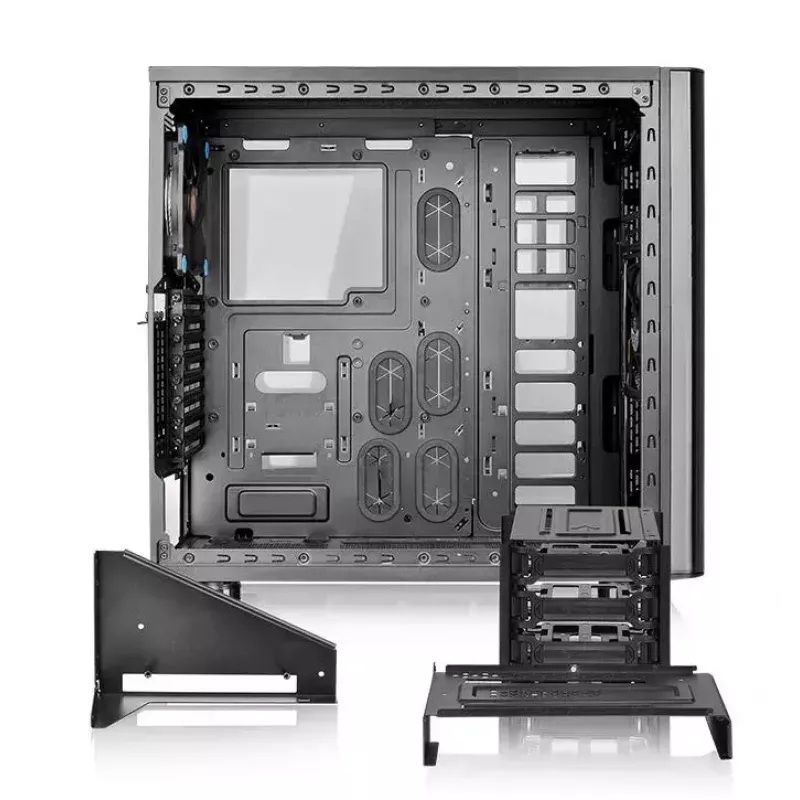 PC korpuss Thermaltake View 31 TG Midi Tower Melns