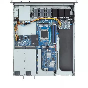 Rack server 1U GIGABYTE E133-C10-AAG1 — Socket AM5, AMD EPYC 4004 atbalsts, 4x DDR5 DIMM, 800W 80 PLUS Titanium barošanas bloks