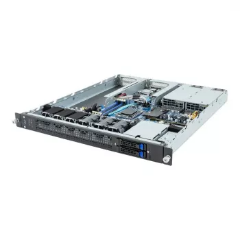 Rack server 1U GIGABYTE E133-C10-AAG1 — Socket AM5, AMD EPYC 4004 atbalsts, 4x DDR5 DIMM, 800W 80 PLUS Titanium barošanas bloks