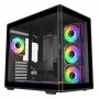 PC Case Cooler Master Elite 600 Midi Tower Melns ar Tempered Glass, supports ATX/Micro-ITX, 3x120mm side + 1x120mm rear fans, 2x3.5 inch + 2x2.5 inch bays