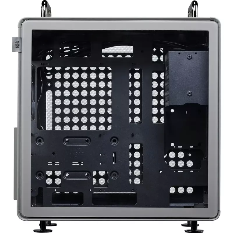 Datorkorpuss Cooler Master QUBE 540 Moonstone — vidustorņa ar rūdīta stikla sānu paneli (pelēks)