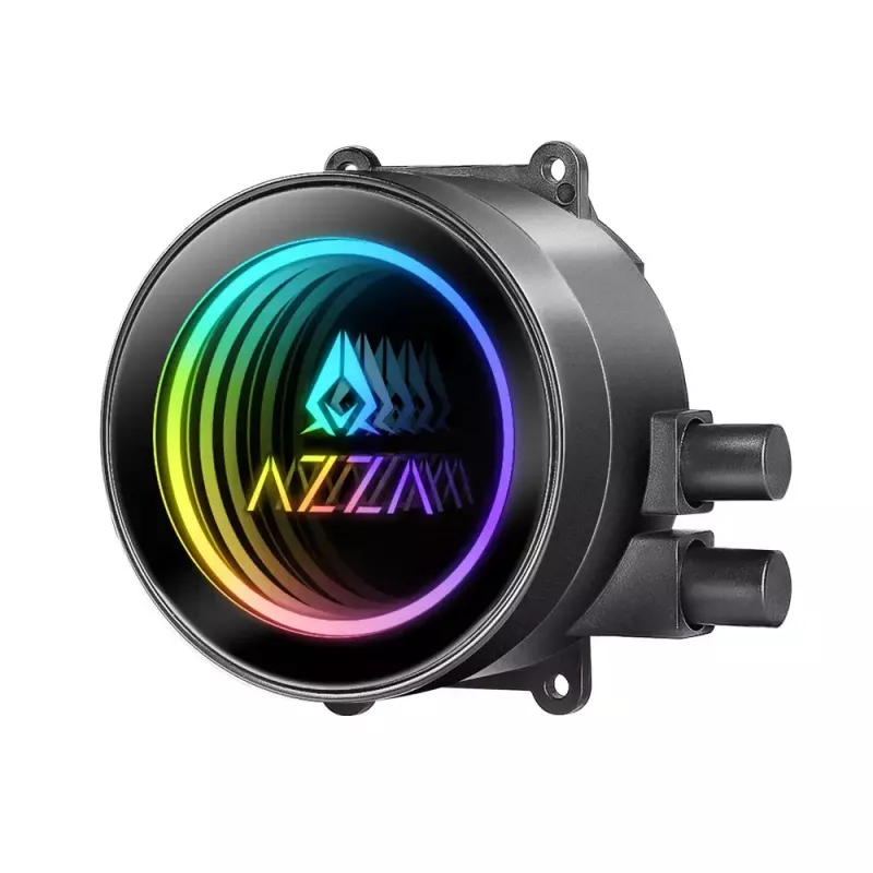 Šķidruma dzesēšanas komplekts Azza LCAZ-240C-ARGB 12 cm Melns