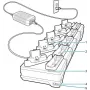 Docking Cradle Zebra WT6400 5-slot ar baterijas lādētāju, modelis CRD-WT64-5S5BE-01