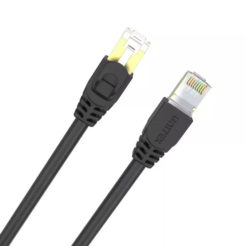 Tīkla kabelis UNITEK C1815EBK RJ-45 RJ-45 20 m Melns