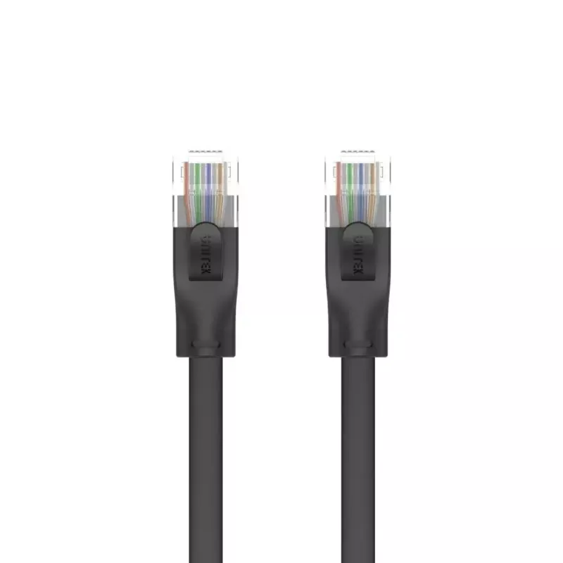 Ethernet kabelis UNITEK Cat 6 UTP RJ45 20m Melns