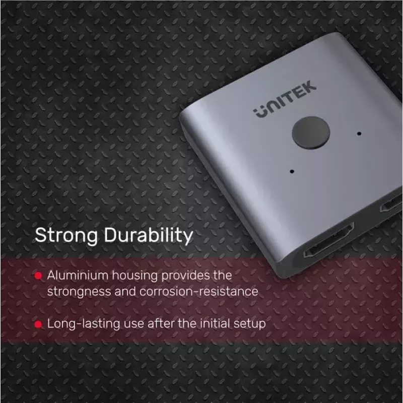 Video sadalītājs UNITEK V1127A HDMI 2x HDMI