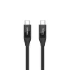 USB4 Gen 2x2 USB C kabelis Unitek C14100BK-0.8M — 0,8 m, USB-C uz USB-C, 40 Gbit/s, melns