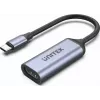 USB-C–HDMI adapteris Unitek V1416B, pelēks, viena porta video izeja
