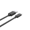 UNITEK USB kabelis C14103BK-1,5M USB 3.2 Gen 1 USB A USB C melns 1,5 m