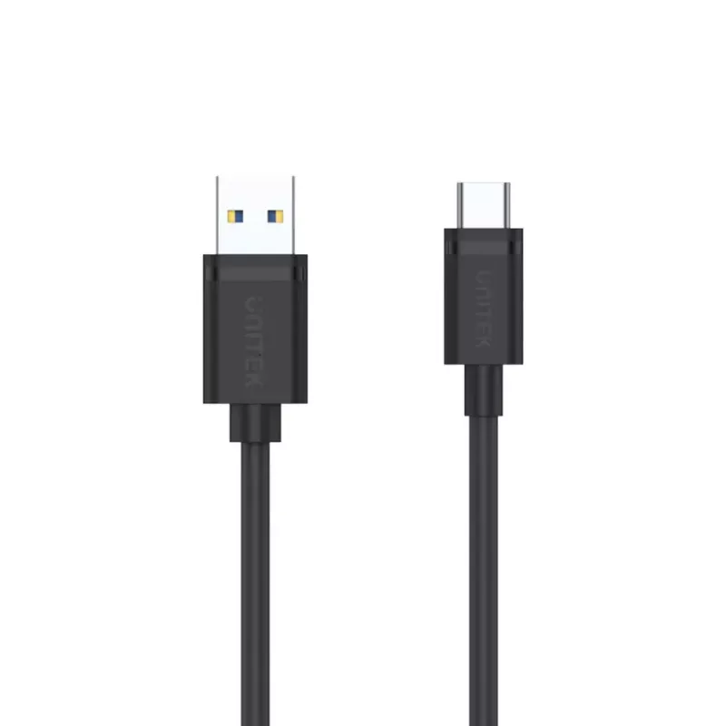 UNITEK USB kabelis C14103BK-1,5M USB 3.2 Gen 1 USB A USB C melns 1,5 m
