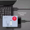 UNITEK USB kabelis C14103BK-1,5M USB 3.2 Gen 1 USB A USB C melns 1,5 m