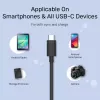 UNITEK USB kabelis C14103BK-1,5M USB 3.2 Gen 1 USB A USB C melns 1,5 m