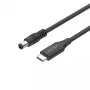 Strāvas kabelis UNITEK C14119BK-1.8M 1.8m USB C DC 20V 3.25A