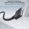 Strāvas kabelis UNITEK C14121BK-1M melns MagSafe 3 USB C 1m 28V 5A