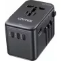 Ceļojumu lādētājs Unitek P1123ABK01 — Unitek PD 100W, vairāku reģionu EU/US/UK/AUS spraudnis