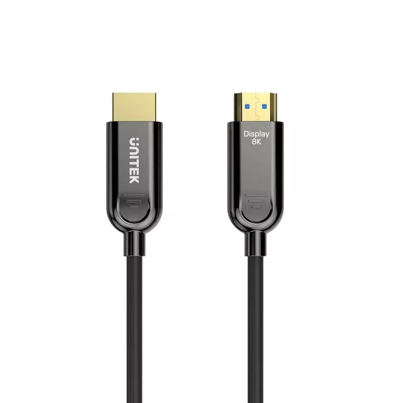 UNITEK C11085GY01-60M HDMI kabelis 60m 2.1 48 Gbit/s Melns