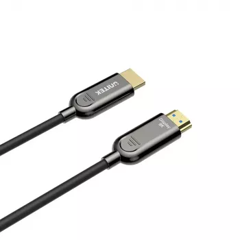 HDMI kabelis UNITEK C11085GY01-80M 80m 2.1 48 Gbit/s Melns
