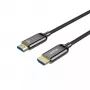 HDMI kabelis UNITEK C11085GY01-80M 80m 2.1 48 Gbit/s Melns