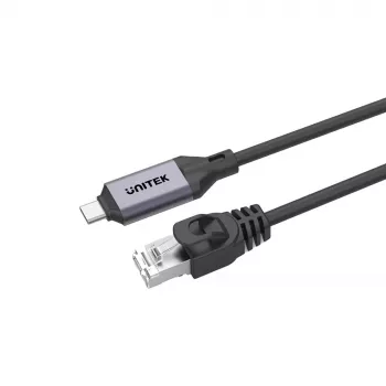 Tīkla kabelis UNITEK C18148AGY01-5M RJ45 Cat6 5m Melns