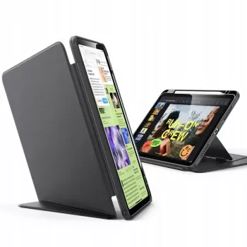 Tablet vāciņš ar atloku ESR iPad Air 10.9 (2020–2022) un iPad 11 (2024–2025) — Melns