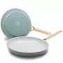 Saute pan GreenPan Padova Round 280 mm, zila, 2 gab. komplekts